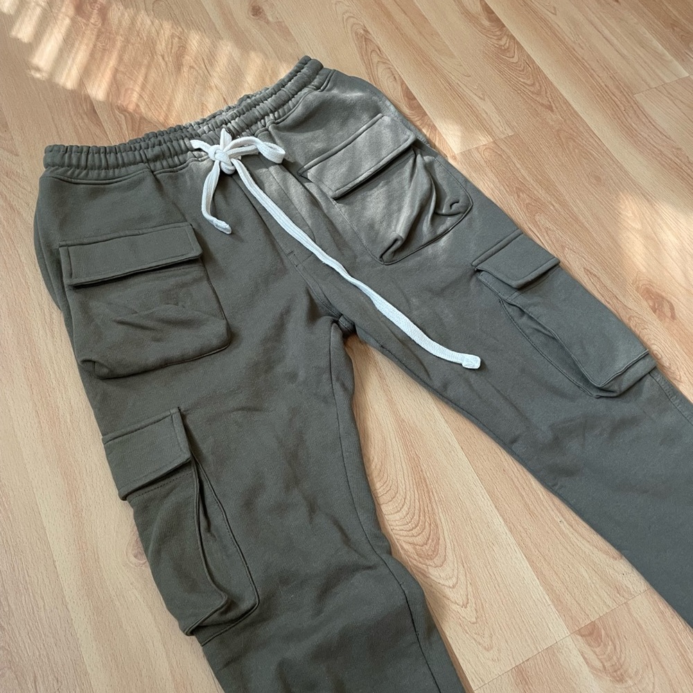 Standard Cloth Green Cargo Sweatpants